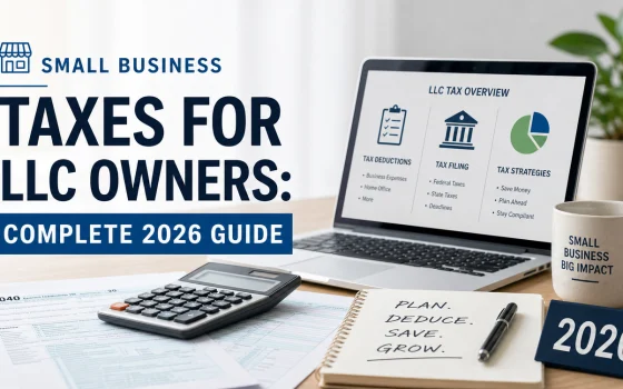 Small business taxes for LLC owners filing Schedule C in 2026